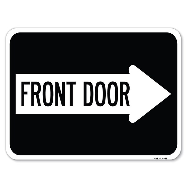 Safety Sign, 18 in Height, Aluminum, 24 in Length, 24389